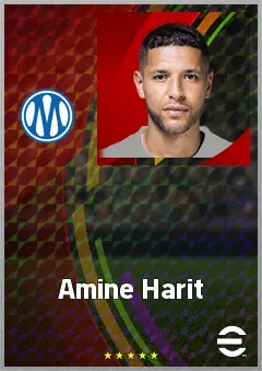 Amine Harit eFootball 2026 player card, 73 OVR AMF