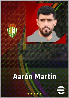 Aarón Martín eFootball 2026 player card, 73 OVR LB