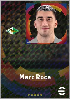 Marc Roca eFootball 2026 player card, 75 OVR DMF