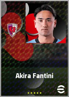 Fantini Akira eFootball 2026 player card, 65 OVR GK