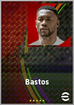 Bastos eFootball 2026 player card, 75 OVR CB
