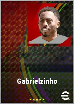 Gabrielzinho eFootball 2026 player card, 71 OVR LWF