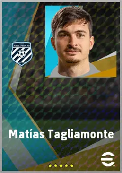 Matías Tagliamonte eFootball 2026 player card, 74 OVR GK