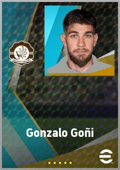 Gonzalo Goñi eFootball 2026 player card, 70 OVR CB