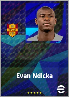 Evan Ndicka eFootball 2026 player card, 78 OVR CB
