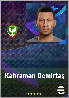 Kahraman Demirtaş eFootball 2026 player card, 67 OVR CB