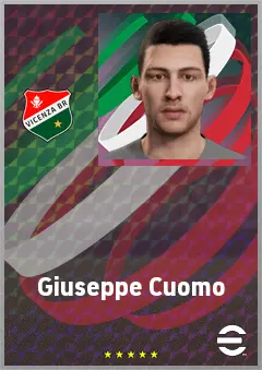 Giuseppe Cuomo eFootball 2026 player card, 70 OVR CB