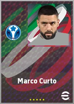 Marco Curto eFootball 2026 player card, 72 OVR CB