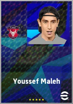Youssef Maleh eFootball 2026 player card, 71 OVR CMF