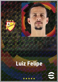 Luiz Felipe eFootball 2026 player card, 74 OVR CB