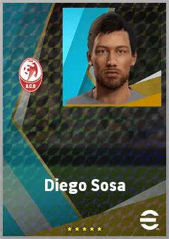 Diego Sosa eFootball 2026 player card, 71 OVR LB