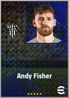 Andy Fisher eFootball 2026 player card, 69 OVR GK