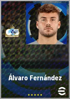 Álvaro Fernández eFootball 2026 player card, 72 OVR GK