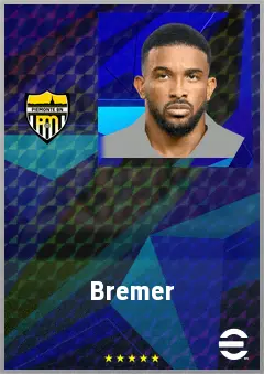 Bremer eFootball 2026 player card, 80 OVR CB