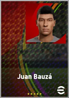 Juan Bauzá eFootball 2026 player card, 70 OVR SS
