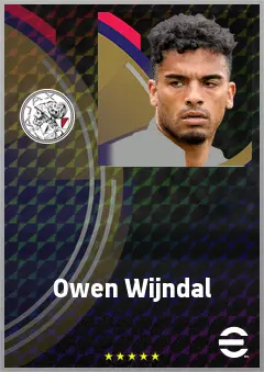Owen Wijndal eFootball 2026 player card, 70 OVR LB