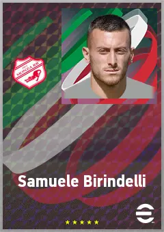 Samuele Birindelli eFootball 2026 player card, 72 OVR RB