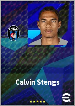 Calvin Stengs eFootball 2026 player card, 72 OVR RWF