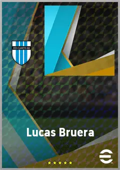 Lucas Bruera eFootball 2026 player card, 71 OVR GK