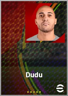 Dudu eFootball 2026 player card, 72 OVR RB