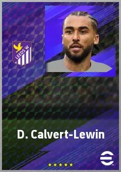 D. Calvert-Lewin eFootball 2026 player card, 76 OVR CF