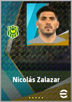 Nicolás Zalazar eFootball 2026 player card, 73 OVR CB