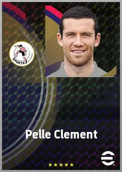 Pelle Clement eFootball 2026 player card, 68 OVR CMF