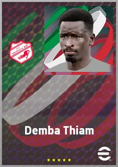 Demba Thiam eFootball 2026 player card, 70 OVR GK