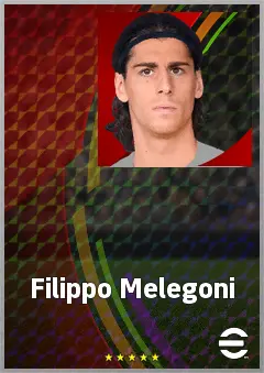 Filippo Melegoni eFootball 2026 player card, 70 OVR CMF