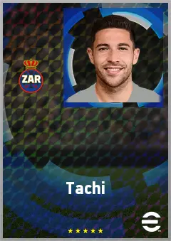 Tachi eFootball 2026 player card, 68 OVR CB