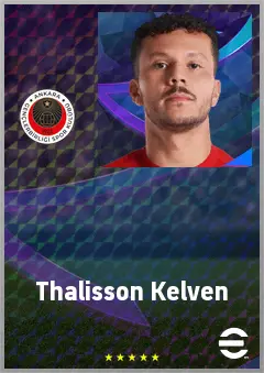 Thalisson Kelven eFootball 2026 player card, 70 OVR CB