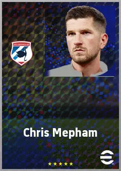 Chris Mepham eFootball 2026 player card, 73 OVR CB
