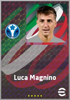 Luca Magnino eFootball 2026 player card, 69 OVR CMF