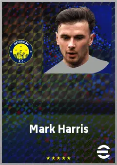 Mark Harris eFootball 2026 player card, 71 OVR CF