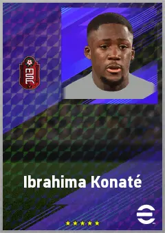Ibrahima Konaté eFootball 2026 player card, 79 OVR CB