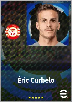 Éric Curbelo eFootball 2026 player card, 70 OVR CB