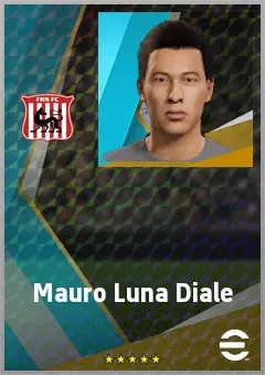 Mauro Luna Diale eFootball 2026 player card, 72 OVR AMF