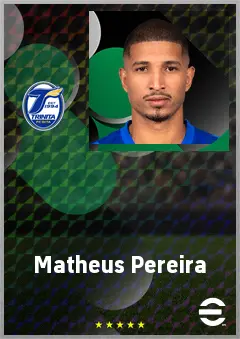 Matheus Pereira eFootball 2026 player card, 68 OVR CB
