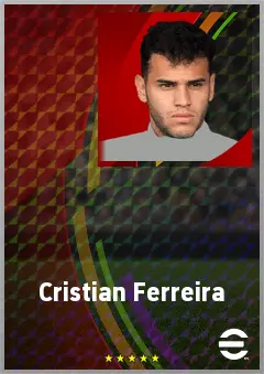 Cristian Ferreira eFootball 2026 player card, 71 OVR AMF