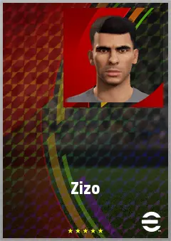 Zizo eFootball 2026 player card, 73 OVR RWF