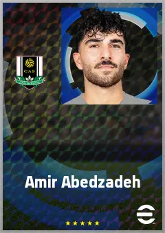 Amir Abedzadeh eFootball 2026 player card, 69 OVR GK