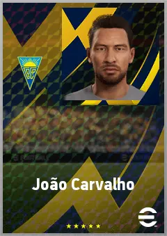 João Carvalho eFootball 2026 player card, 70 OVR CMF
