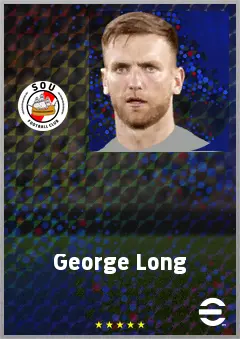 George Long eFootball 2026 player card, 69 OVR GK
