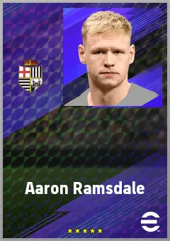 Aaron Ramsdale eFootball 2026 player card, 75 OVR GK