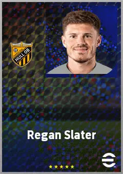Regan Slater eFootball 2026 player card, 69 OVR CMF