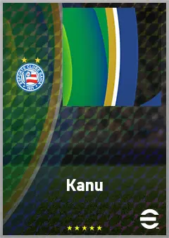 Kanu eFootball 2026 player card, 73 OVR CB