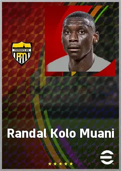 Randal Kolo Muani eFootball 2026 player card, 78 OVR CF