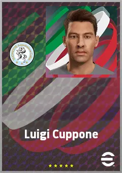 Luigi Cuppone eFootball 2026 player card, 69 OVR CF