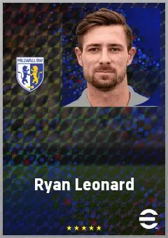 Ryan Leonard eFootball 2026 player card, 70 OVR DMF