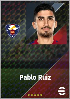 Pablo Ruiz eFootball 2026 player card, 71 OVR CMF